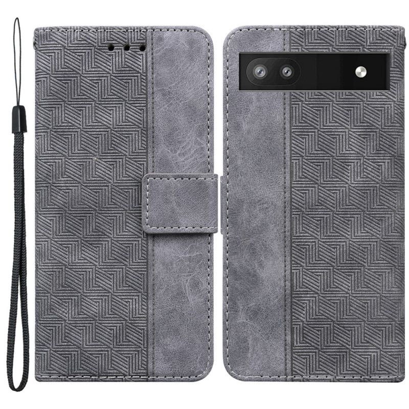 Flip Cover Google Pixel 6A Med Snor Thong Woven Series