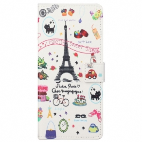 Flip Cover Google Pixel 6A Paris Fejrer