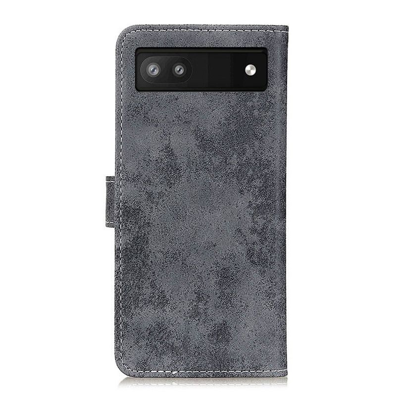 Læder Cover Google Pixel 6A Vintage Læderstil