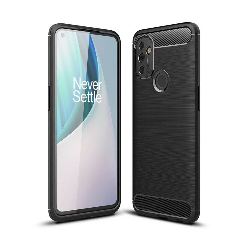 Cover OnePlus Nord N100 Børstet Kulfiber