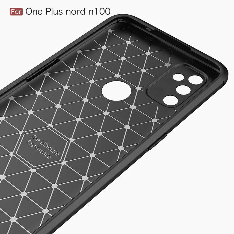 Cover OnePlus Nord N100 Børstet Kulfiber