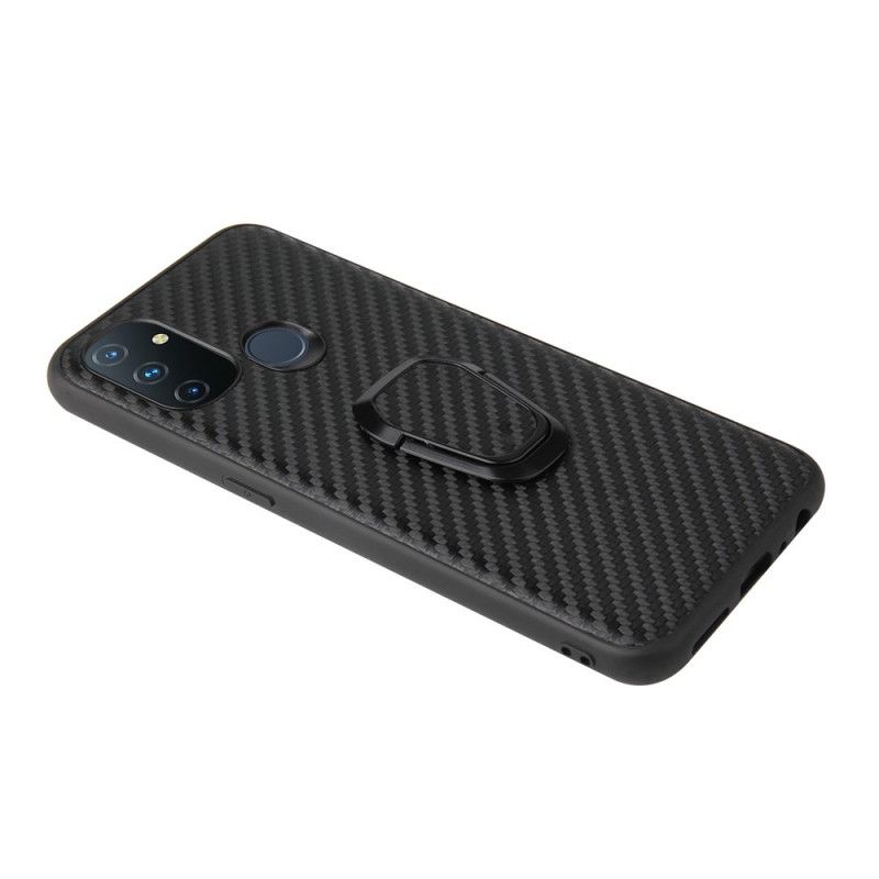 Cover OnePlus Nord N100 Carbon Fiber Ring-support