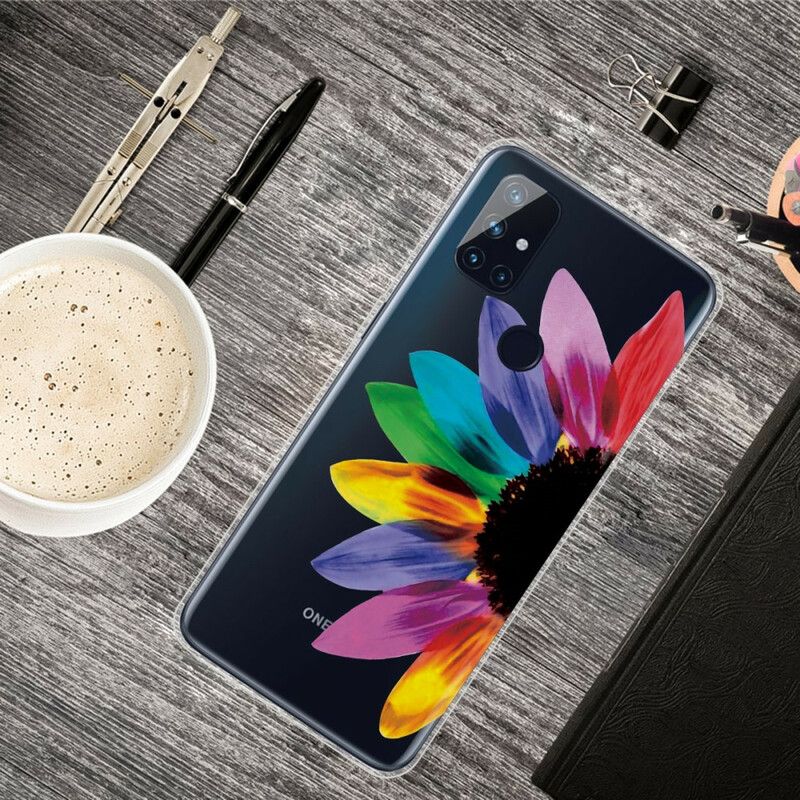 Cover OnePlus Nord N100 Farverig Blomst