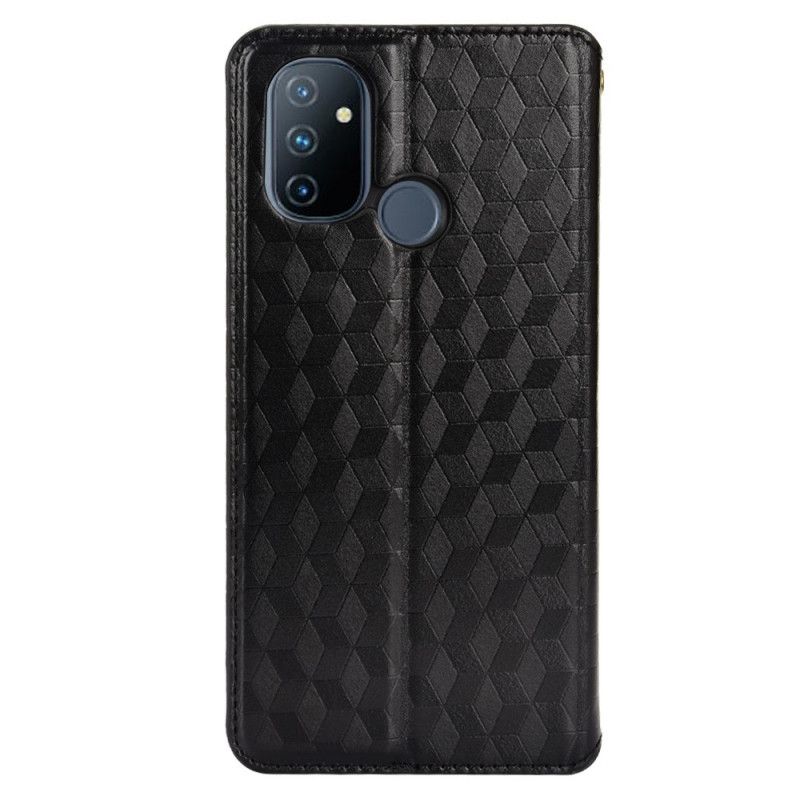 Cover OnePlus Nord N100 Flip Cover 3d Diamantlædereffekt