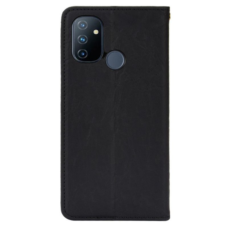 Cover OnePlus Nord N100 Flip Cover Farvet Trekant