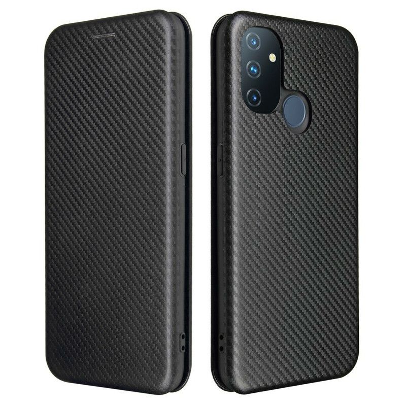 Cover OnePlus Nord N100 Flip Cover Kulfiber