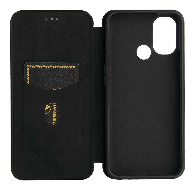 Cover OnePlus Nord N100 Flip Cover Kulfiber