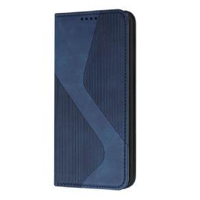 Cover OnePlus Nord N100 Flip Cover S-design Læderstil