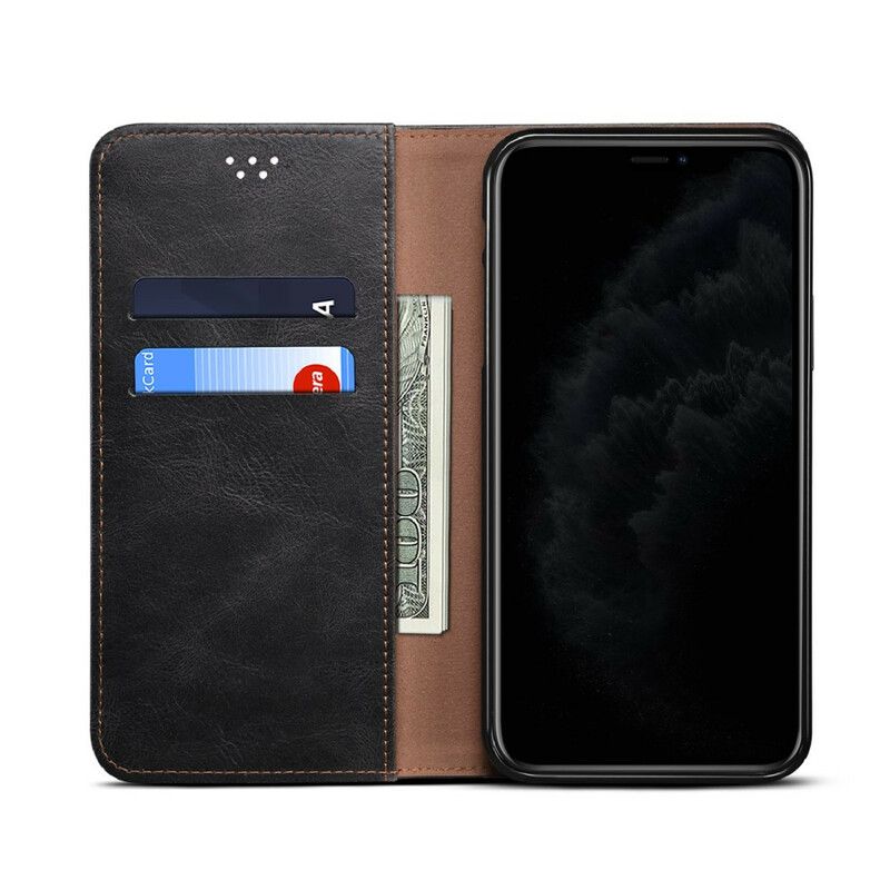 Cover OnePlus Nord N100 Flip Cover Vokset Kunstlæder