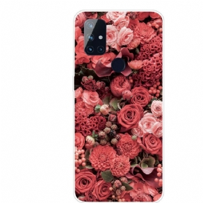 Cover OnePlus Nord N100 Intense Blomster