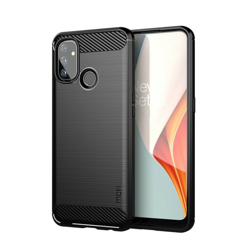 Cover OnePlus Nord N100 Mofi Børstet Kulfiber