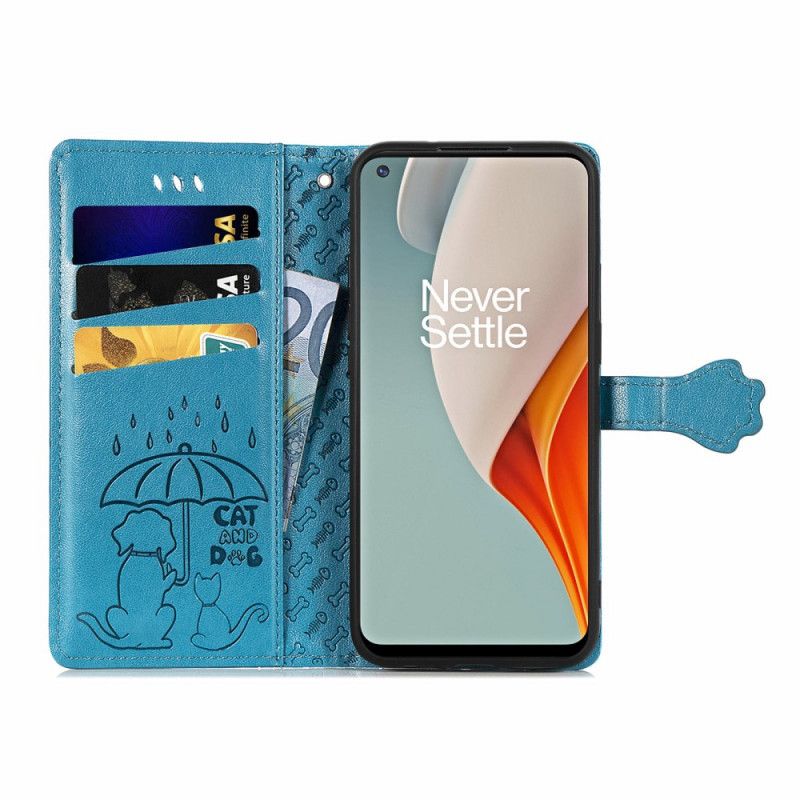 Flip Cover OnePlus Nord N100 Animerede Dyr