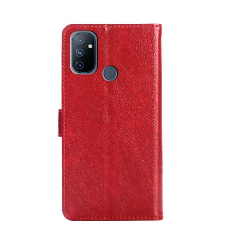 Flip Cover OnePlus Nord N100 Frontpung Og Snor