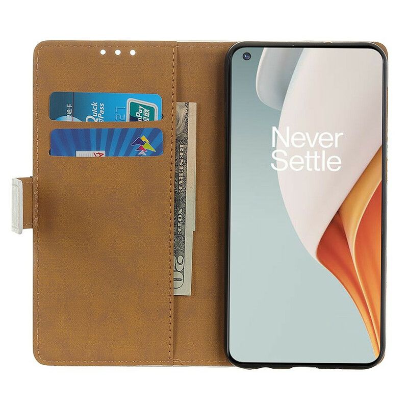 Flip Cover OnePlus Nord N100 Hærd Tiger