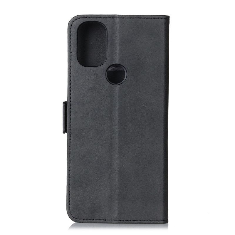 Flip Cover OnePlus Nord N100 Mat Lædereffekt