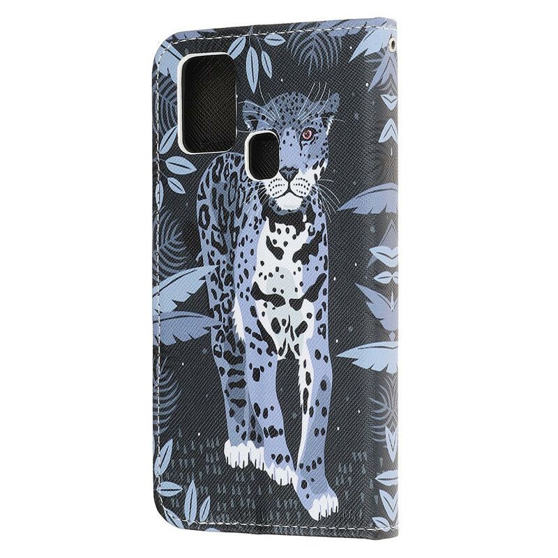 Flip Cover OnePlus Nord N100 Med Snor Thong Leopard