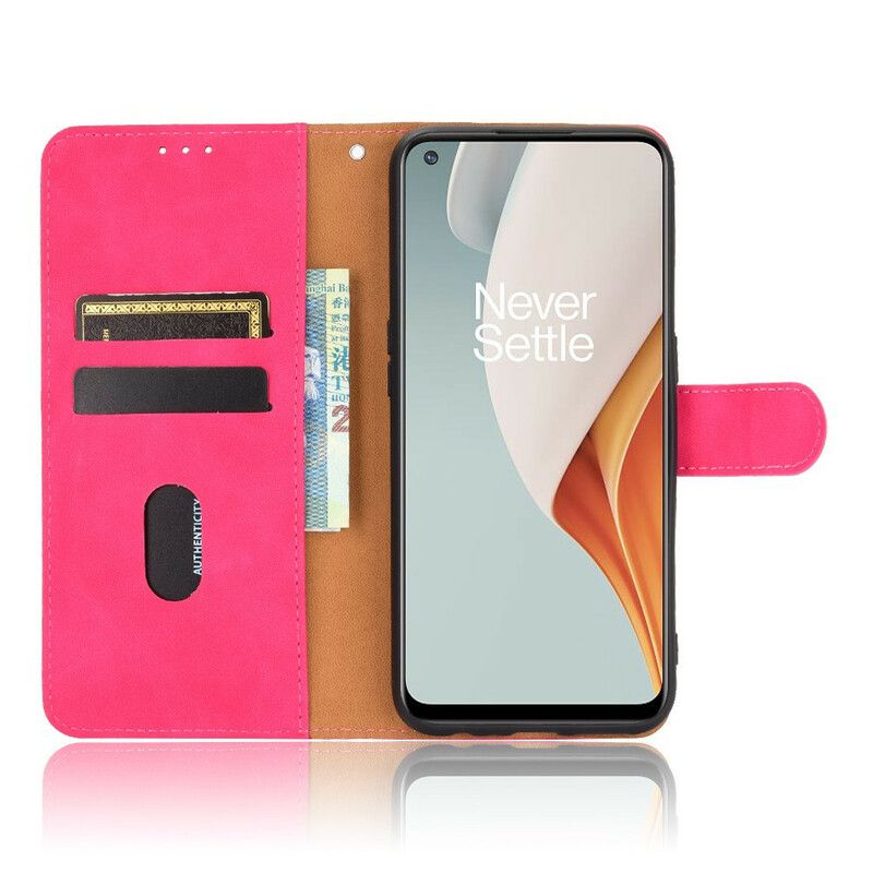 Flip Cover OnePlus Nord N100 Skin-touch