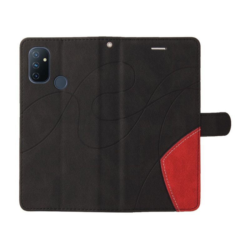 Flip Cover OnePlus Nord N100 Tofarvet