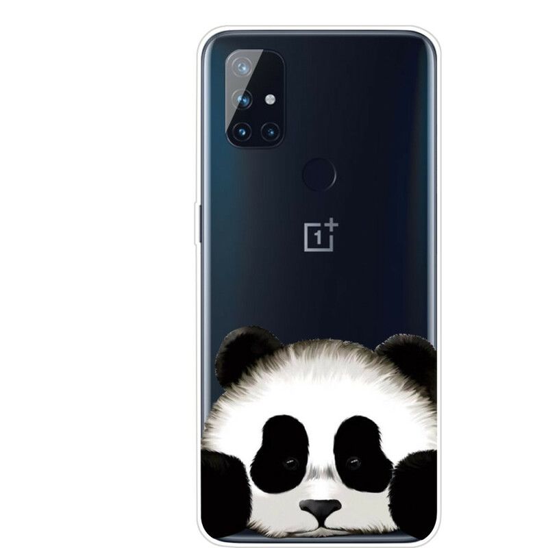 Mobilcover OnePlus Nord N100 Transparent Panda