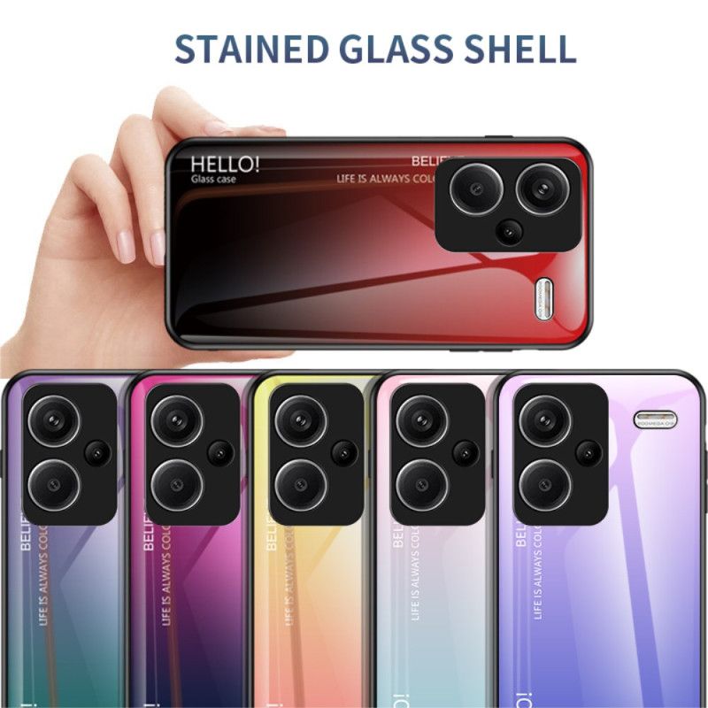 Cover Til Xiaomi Redmi Note 13 Pro Plus 5g Gradient Hærdet Glas