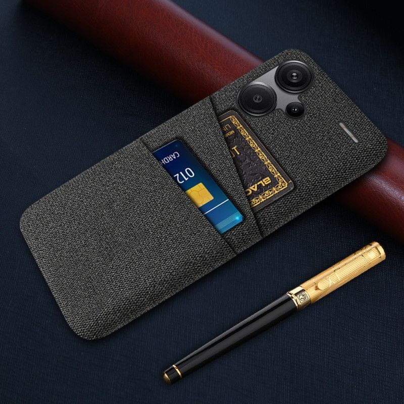 Cover Til Xiaomi Redmi Note 13 Pro Plus 5g Stofkortholder