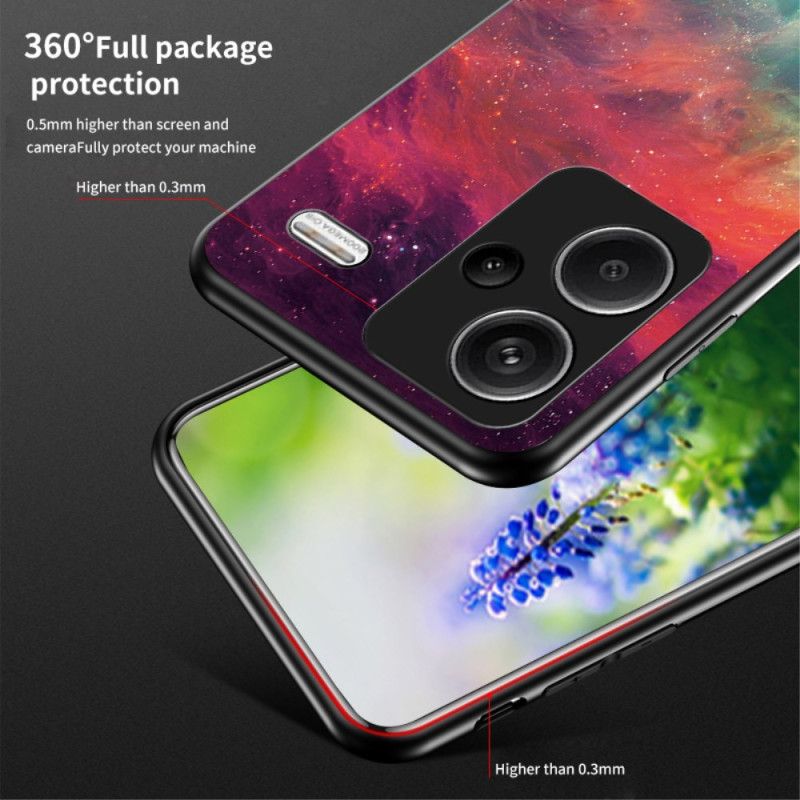 Cover Xiaomi Redmi Note 13 Pro Plus 5g Hærdet Glas Spredte Stjerner