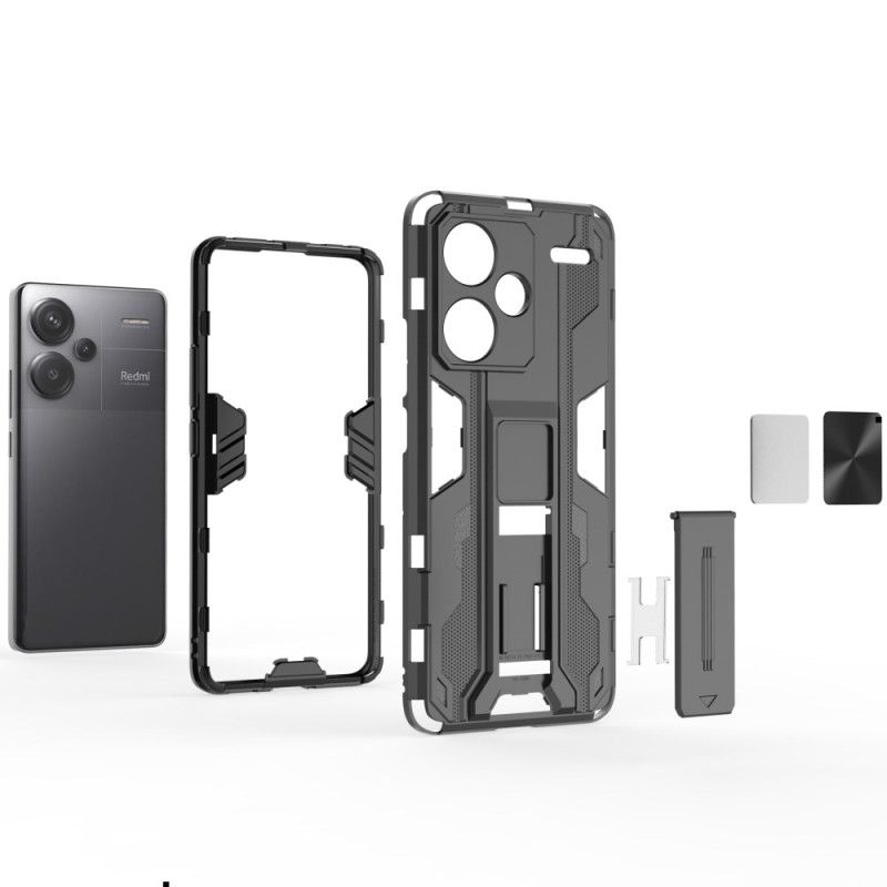 Cover Xiaomi Redmi Note 13 Pro Plus 5g Telefon Etui Aftagelig Støtte Se Beskrivelse