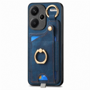 Cover Xiaomi Redmi Note 13 Pro Plus 5g Telefon Etui Kortholder Og Roterende Ring