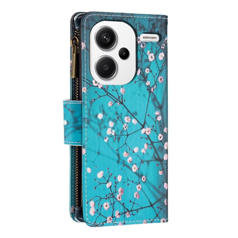 Flip Cover Til Xiaomi Redmi Note 13 Pro Plus 5g Plum Blossoms Tegnebog