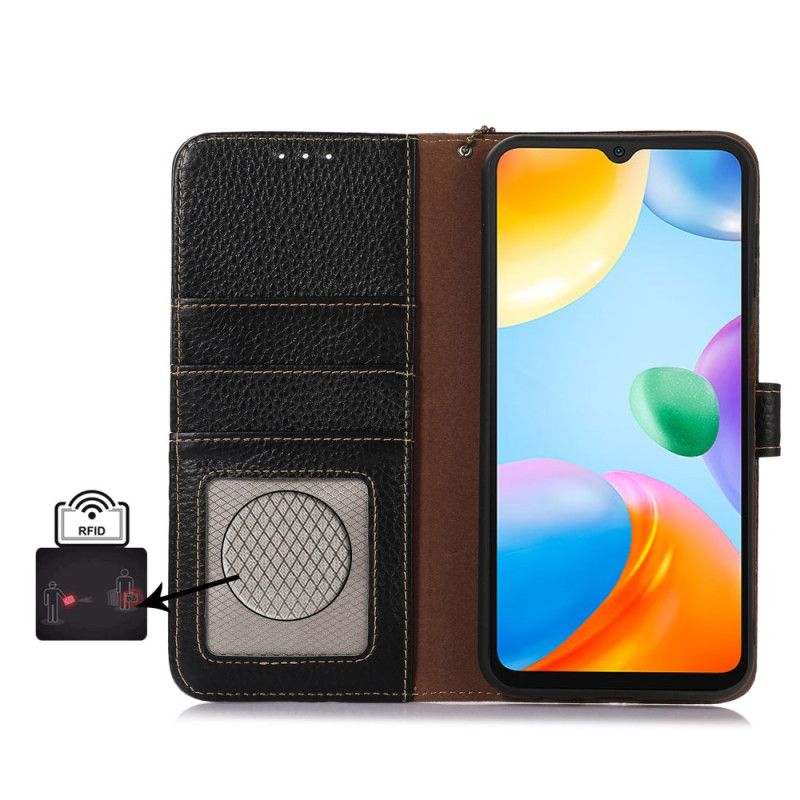 Flip Cover Xiaomi Redmi Note 13 Pro Plus 5g Litchi-tekstur Og Rfid-blokering