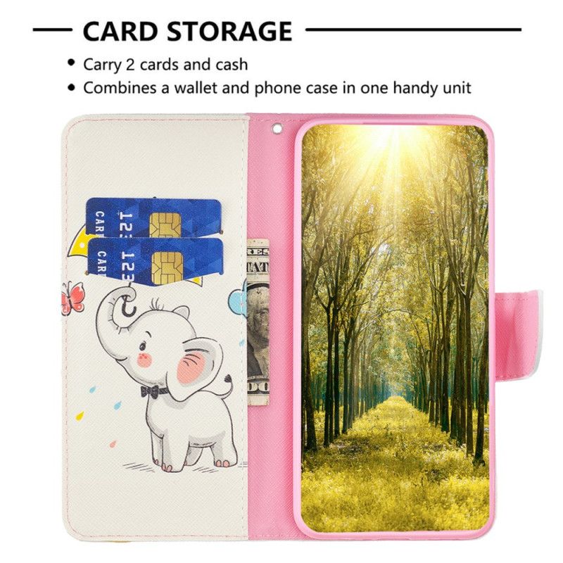 Flip Cover Xiaomi Redmi Note 13 Pro Plus 5g Paraply Og Elefant