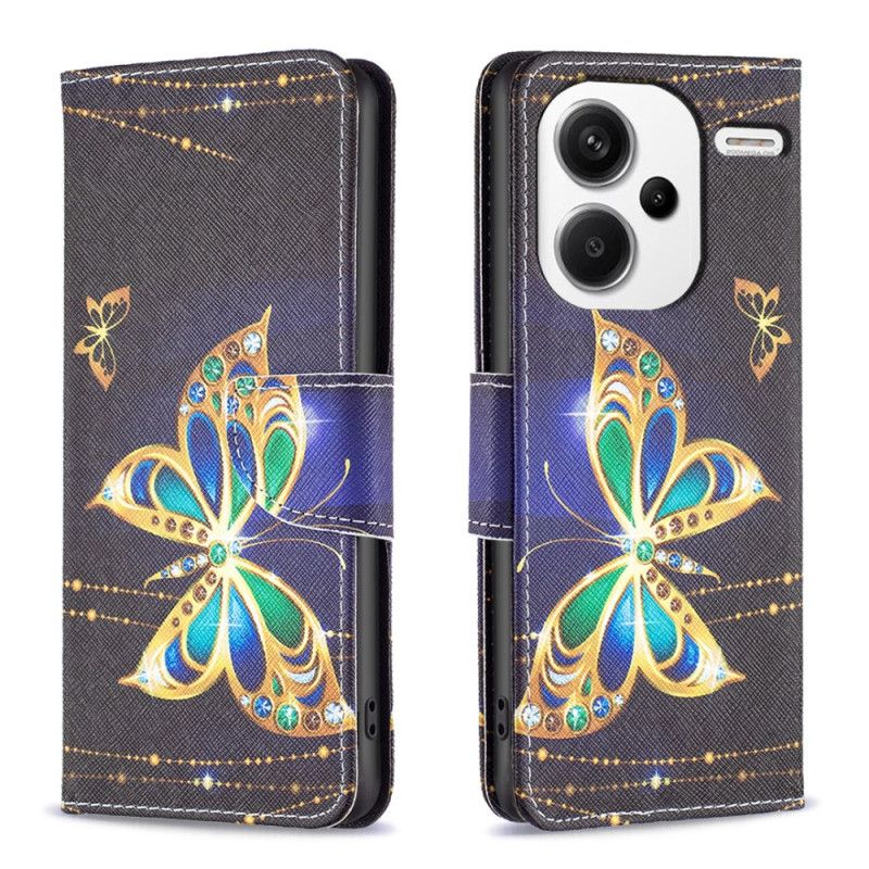 Flip Cover Xiaomi Redmi Note 13 Pro Plus 5g - Sommerfuglesmykker