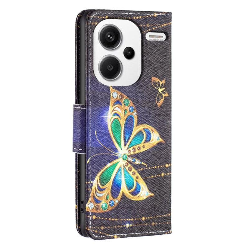 Flip Cover Xiaomi Redmi Note 13 Pro Plus 5g - Sommerfuglesmykker