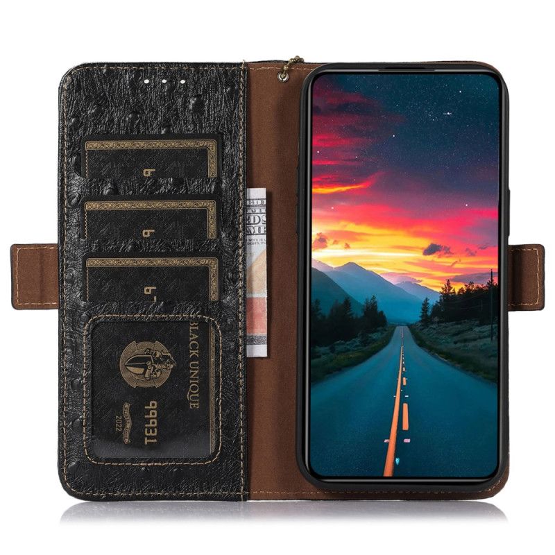 Flip Cover Xiaomi Redmi Note 13 Pro Plus 5g Tekstureret Læder