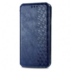 Flip Cover Xiaomi Redmi Note 13 Pro Plus 5g Vintage Diamantmønster