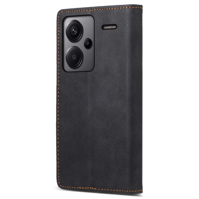 Læder Cover Xiaomi Redmi Note 13 Pro Plus 5g Telefon Etui Lædereffekt