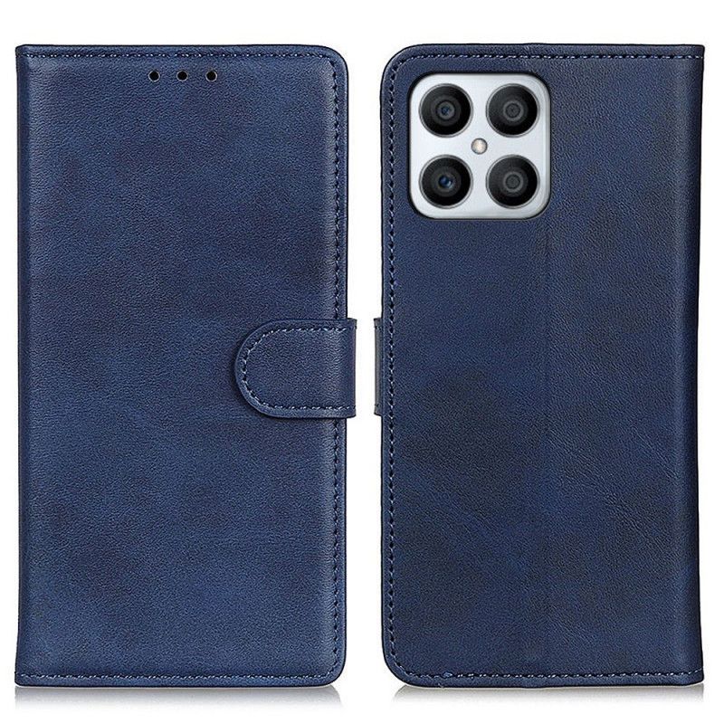 Flip Cover Honor X8 Retro Lædereffekt Mat