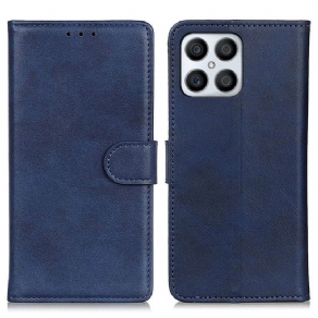 Flip Cover Honor X8 Retro Lædereffekt Mat