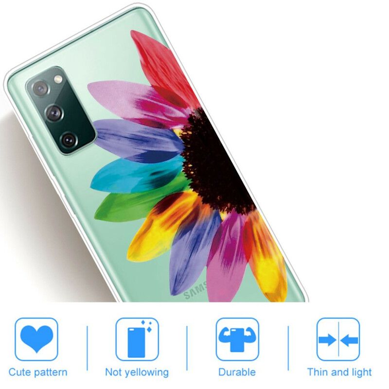 Cover Samsung Galaxy S20 FE Farverig Blomst