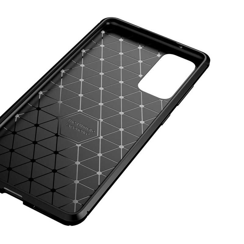 Cover Samsung Galaxy S20 FE Fleksibel Kulfibertekstur