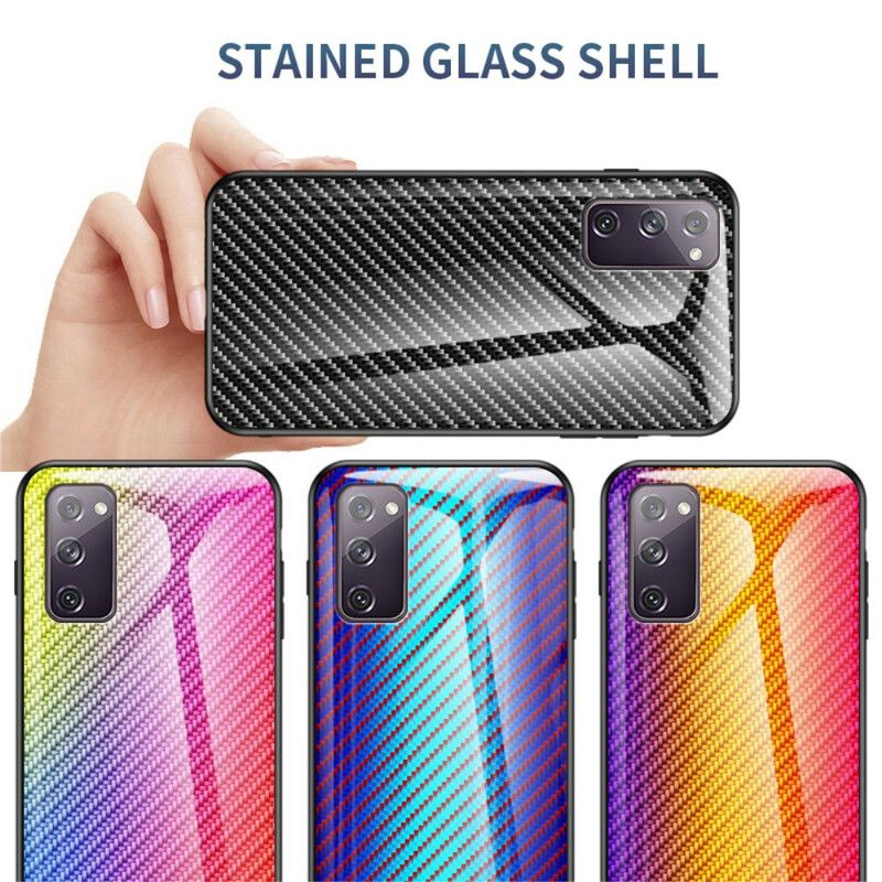 Cover Samsung Galaxy S20 FE Kulfiber Hærdet Glas