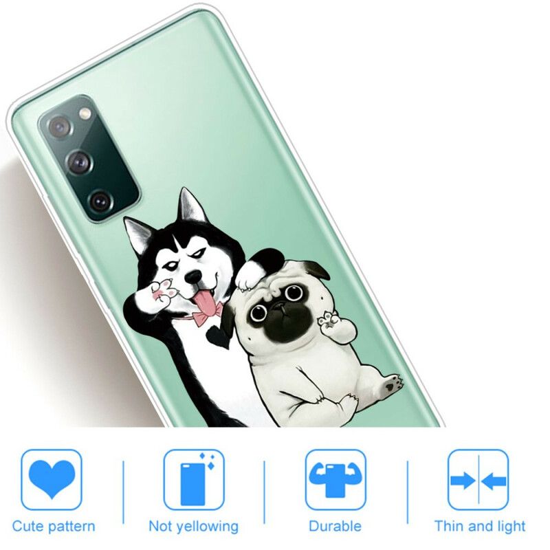 Cover Samsung Galaxy S20 FE Sjove Hunde