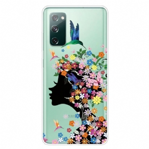 Cover Samsung Galaxy S20 FE Smukt Blomsterhoved