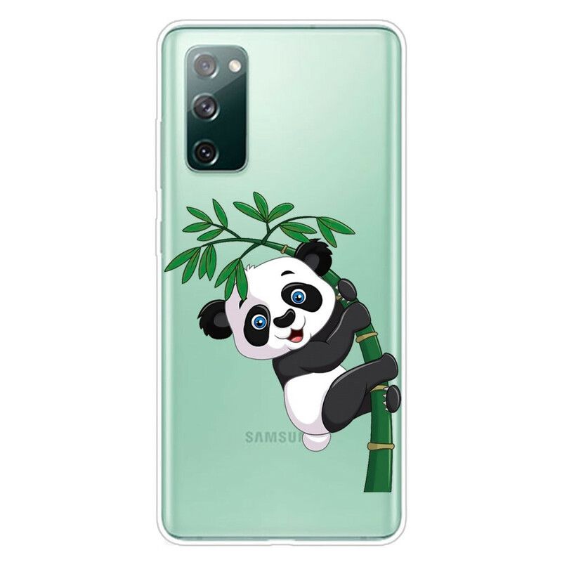 Cover Samsung Galaxy S20 FE Sømløs Panda På Bambus