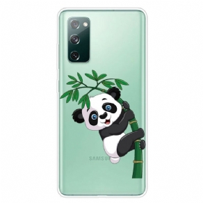 Cover Samsung Galaxy S20 FE Sømløs Panda På Bambus