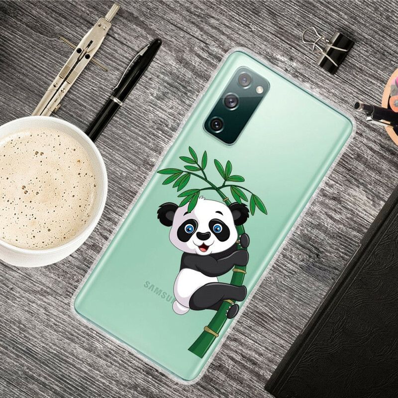 Cover Samsung Galaxy S20 FE Sømløs Panda På Bambus