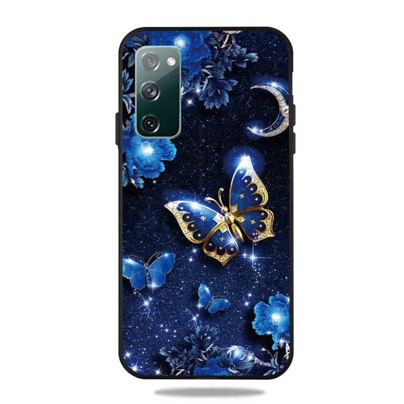 Cover Samsung Galaxy S20 FE Sommerfugl Om Natten