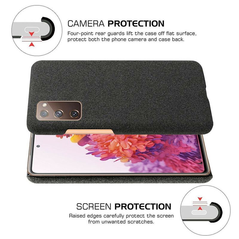 Cover Samsung Galaxy S20 FE Teksturstof