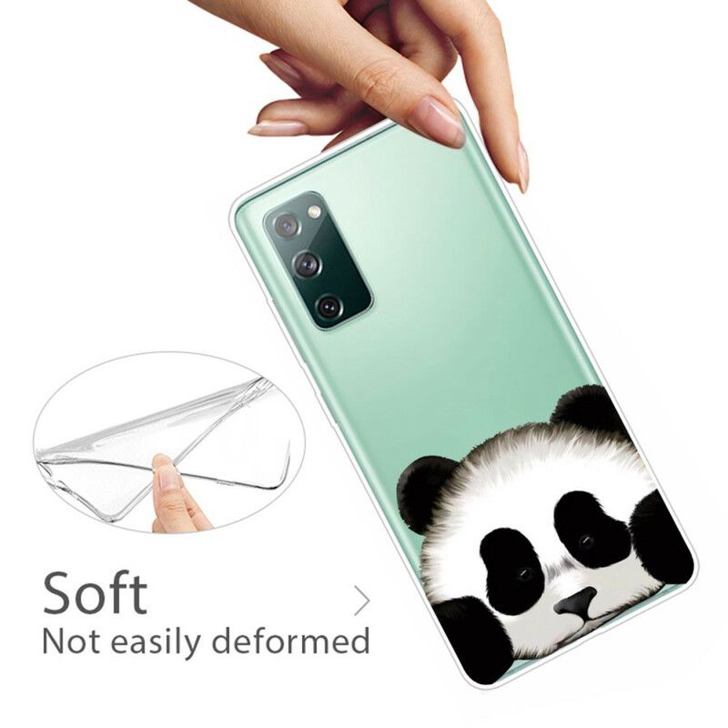 Cover Samsung Galaxy S20 FE Transparent Panda