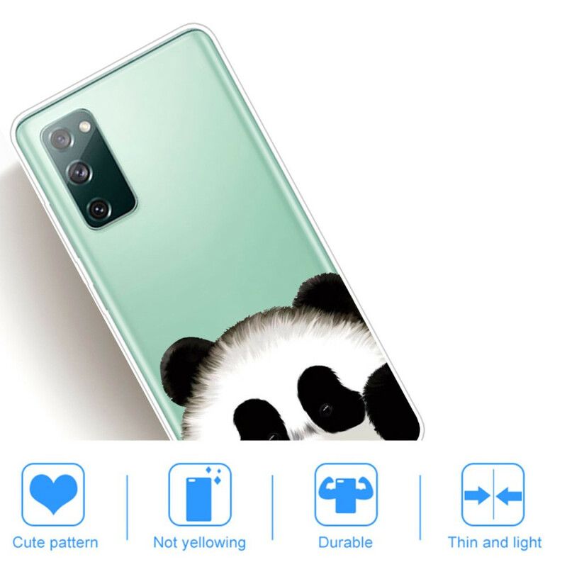 Cover Samsung Galaxy S20 FE Transparent Panda